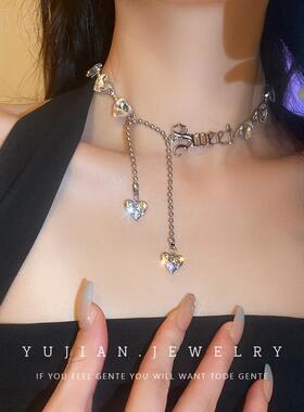 装饰锁骨链项链玉都遇女