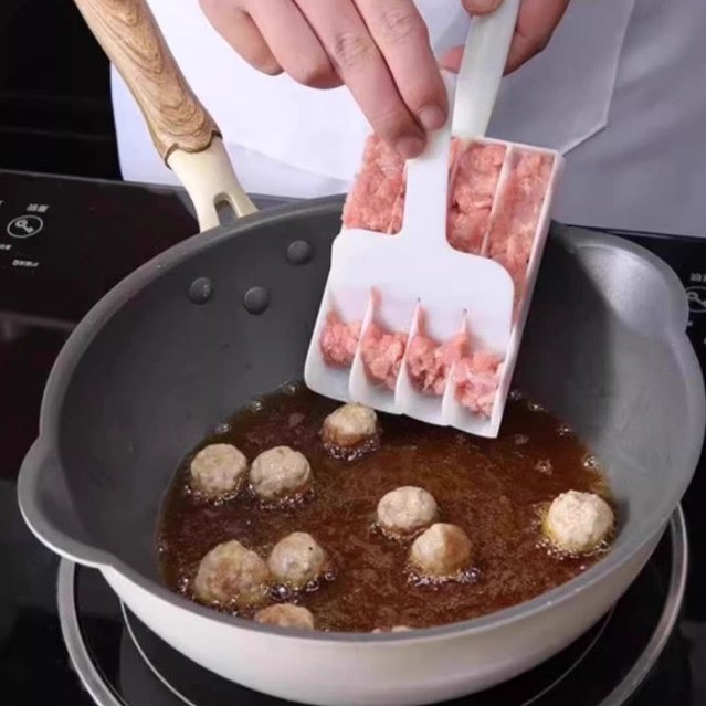 创意四联肉丸制作器家用厨房挤鱼丸虾滑模具料理工具方便实用新型,淘宝优惠券,粉丝福利购,淘宝优惠卷