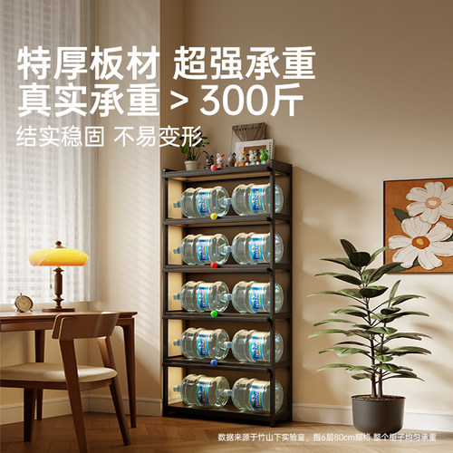 手办陈列柜展示柜亚克力带灯储物柜透明落地书架客厅置物架收纳柜 - 图3