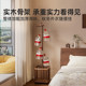 Solid wood deer clothes hanger floor-standing bedroom living room mobile clothes hanger dirty clothes basket storage rack creative children's coat rack