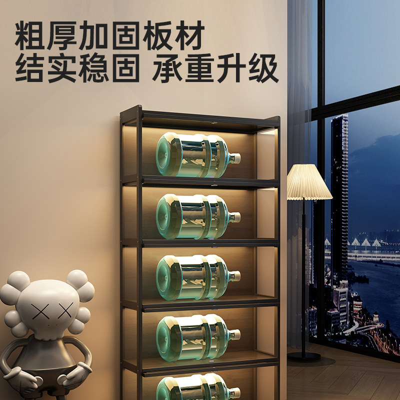 家用展示柜亚克力带锁多层模型透明玩具摆放艺术品收纳玻璃防尘柜,淘宝优惠券,粉丝福利购,淘宝优惠卷