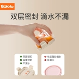 Стеклянный контейнер для хранения для прикорма, детская портативная обеденная тарелка, можно готовить на пару