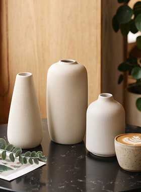 北陶瓷小花瓶摆件插花器工艺品