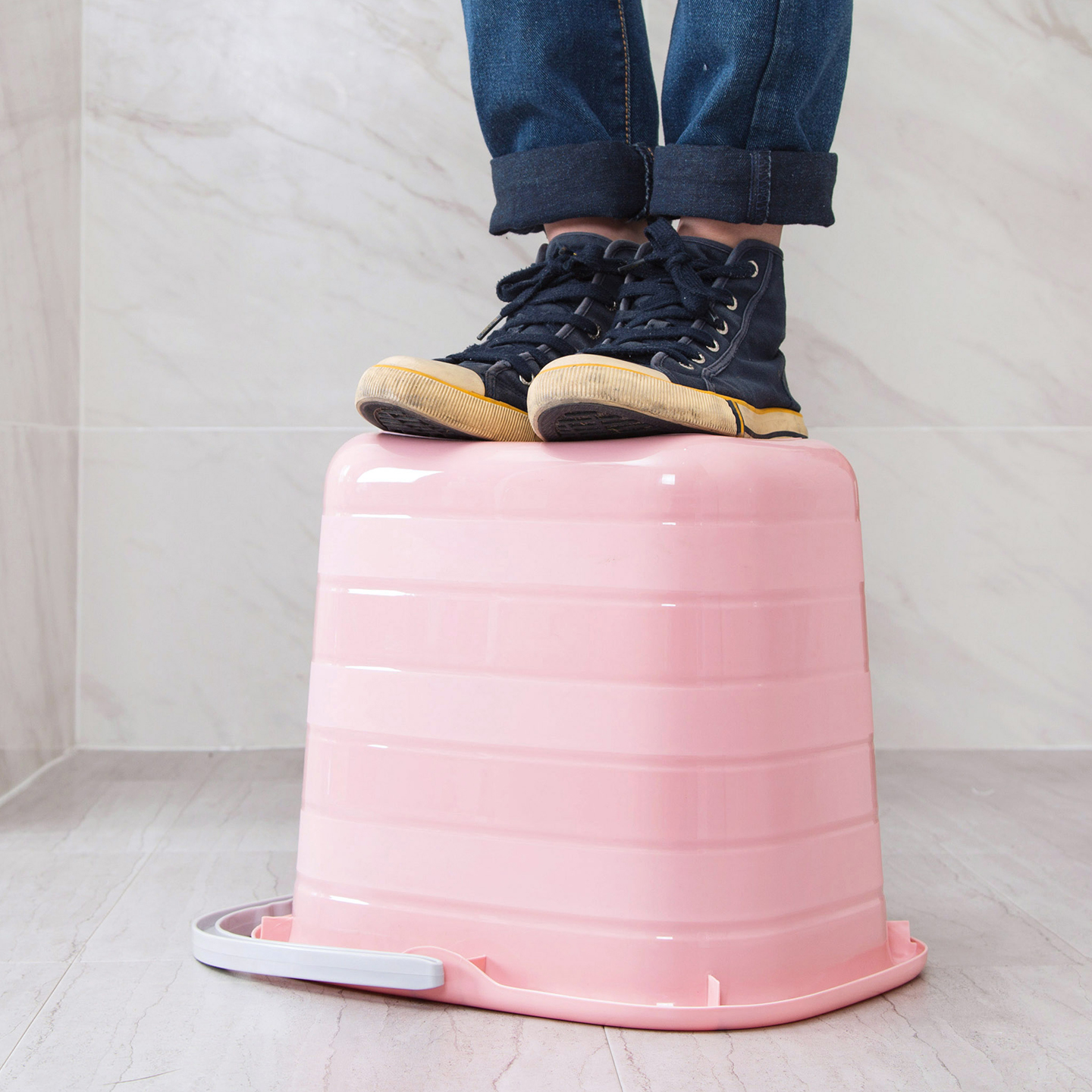 塑料加厚长方形手提储水水桶大号桶家用拖把桶塑料桶小方桶洗衣桶 - 图2