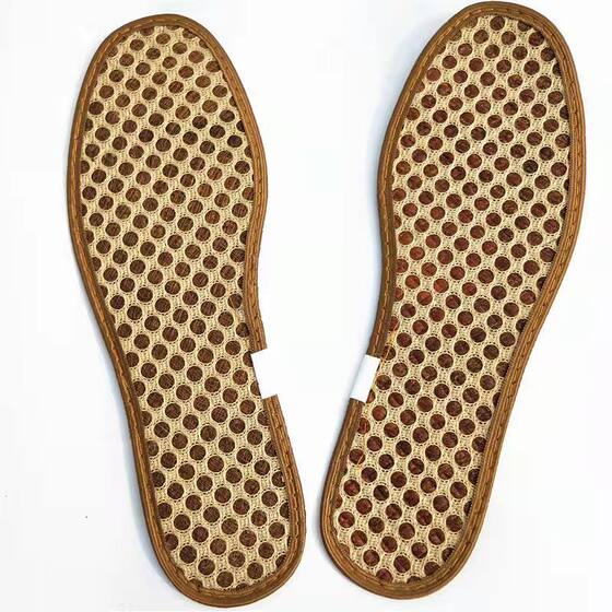 Natural brown insoles for all seasons Deodorizing brown insoles