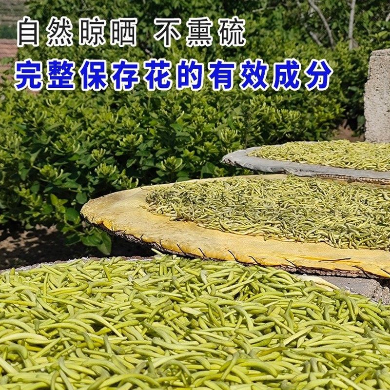 山东临沂正宗平邑金银花自然晾晒带绒毛干花婴儿洗澡花草茶中药材,淘宝优惠券,粉丝福利购,淘宝优惠卷