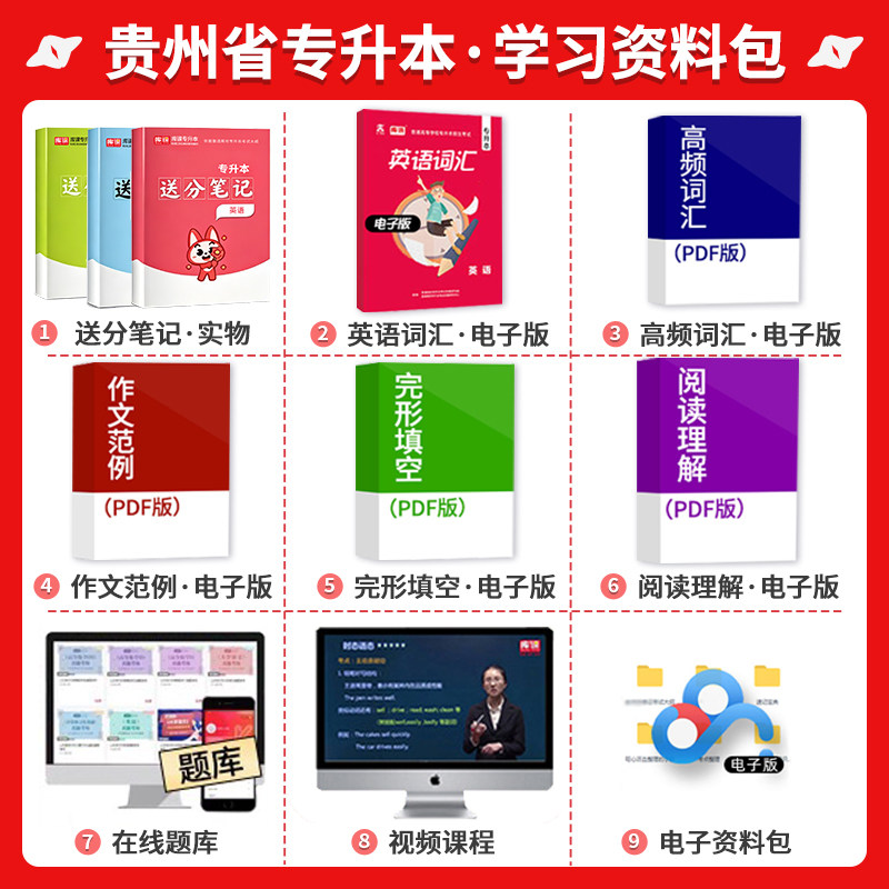 库课2027贵州省专升本大学语文考试文科专用教材 普通高校专升本考试大学语文新版教材辅导资料题库书贵州统招专升本题库天一
