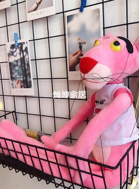 卧室装饰壁挂式网格置物架彩旗