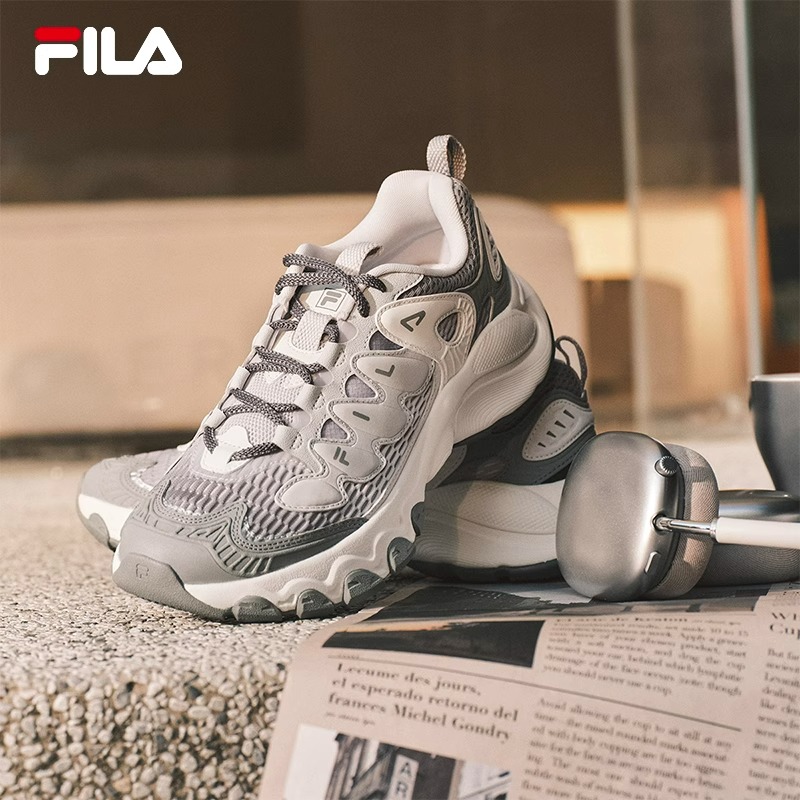 FILA斐乐蘑菇鞋女鞋2025秋新款官方情侣鞋子厚底老爹鞋休闲鞋男鞋 - 图0
