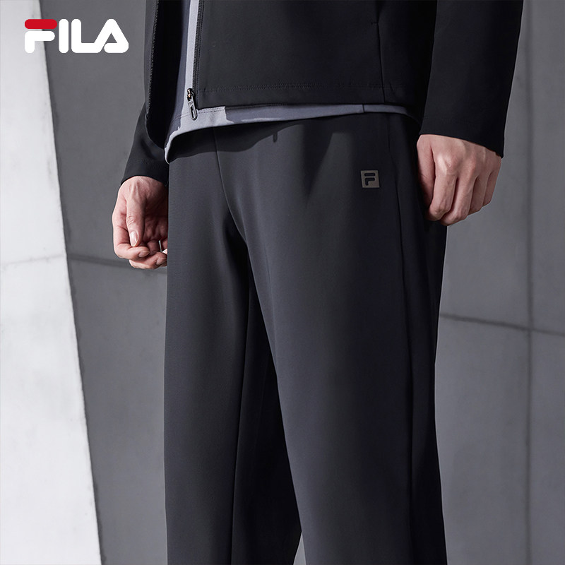 FILA 斐乐官方男士针织长裤2025冬季新款健身运动简约基础收口裤,淘宝优惠券,粉丝福利购,淘宝优惠卷