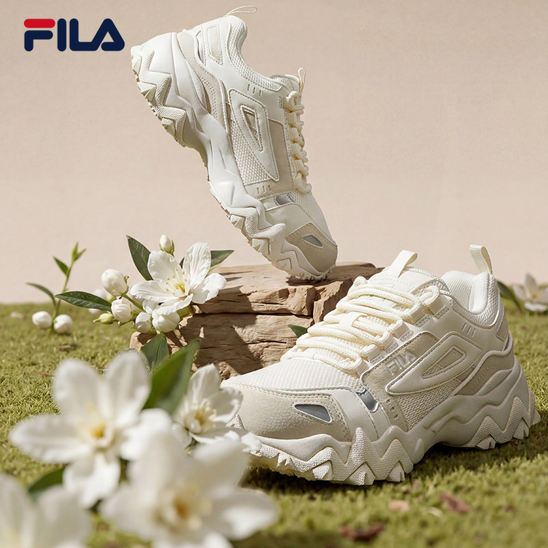 FILA斐乐老爹鞋女鞋2024秋新款官方旗舰跑步鞋男厚底增高运动鞋子