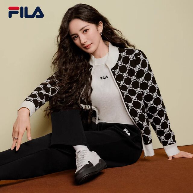 FILA cardigan ແສ່ວຂອງແມ່ຍິງ