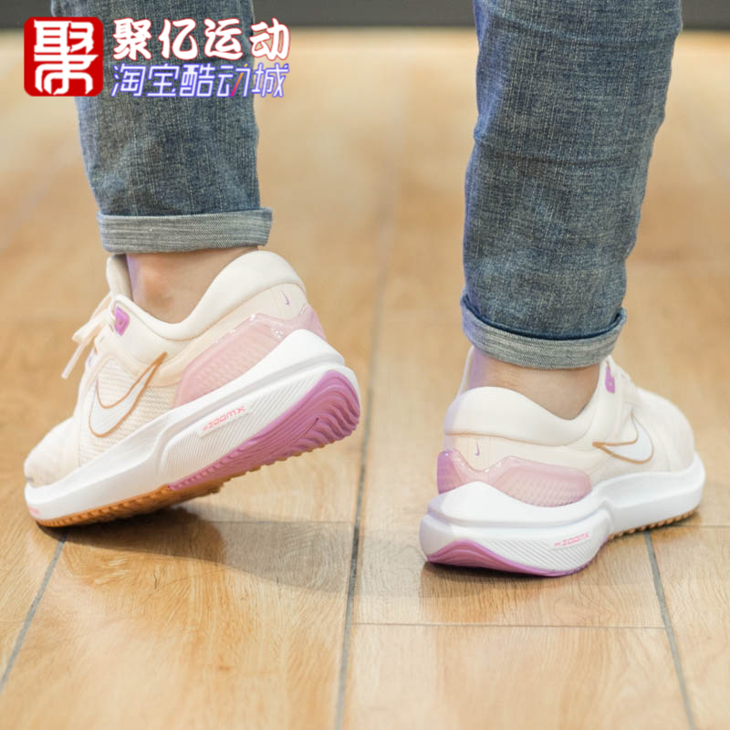 NIKE耐克女鞋2024春季新款AIR ZOOM运动回弹透气跑步鞋DA7698-800 - 图2