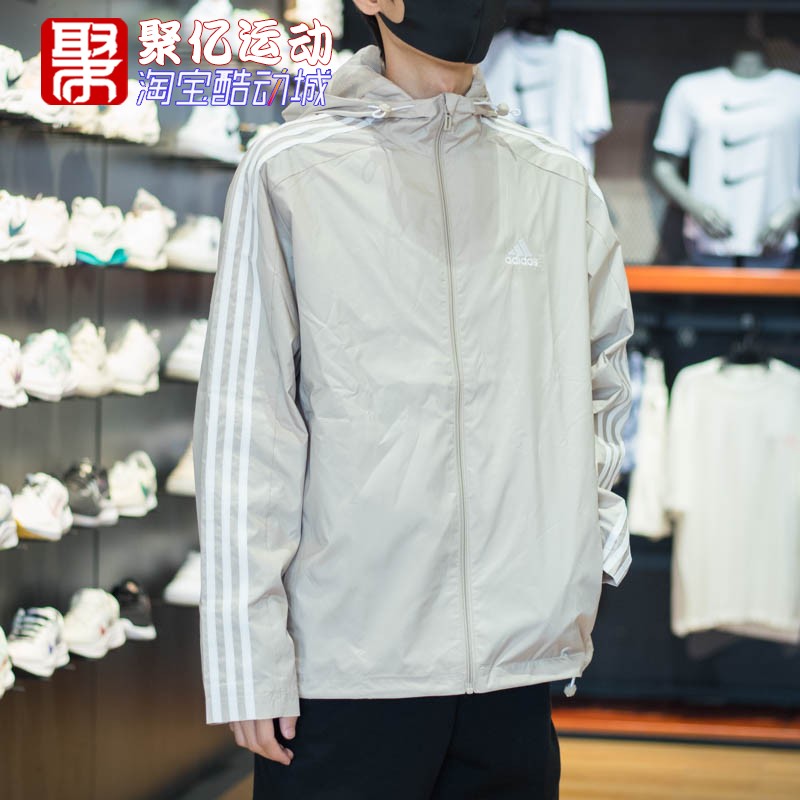 Adidas阿迪达斯男子2024春季新款运动休闲防风舒适夹克外套IJ8693 - 图1