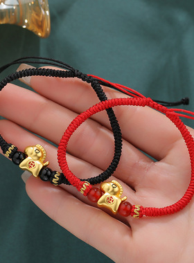 2026马年手绳本命年手链马到成功红绳手饰男女情侣民族风礼物批发