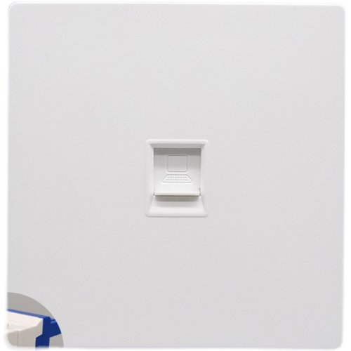 86型一位六类卡线电脑网络面板单口CAT6千兆RJ45网络网线模块宽带 - 图3