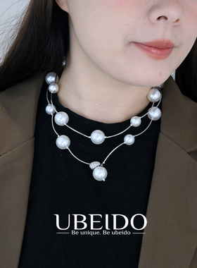 UBEIDO大牌珍珠流苏项链