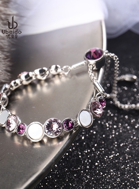 手链女海洋之心韩版可拉伸手串