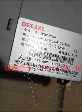 德力西CDI-EM60G0R4S2,拍摄如图所示,功【询价产品】