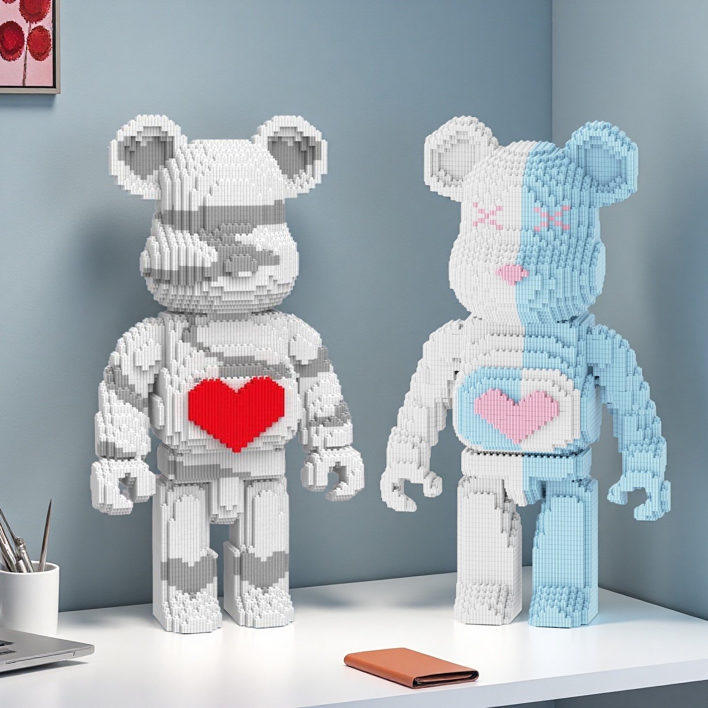 2025新款积木暴力熊男女孩系列礼物小颗粒拼装玩具儿童拼图男孩子,淘宝优惠券,粉丝福利购,淘宝优惠卷