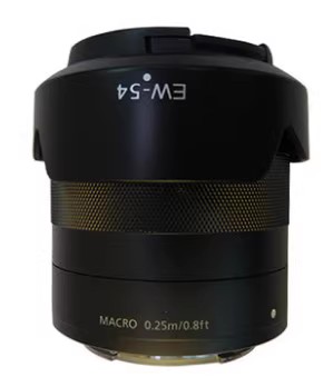 适用佳能EW-54遮光罩微单相机EOSM2 M3 M 18-55mmSTM镜头配件52mm