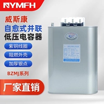 Weiscon co-complet self-healing low pressure parallel power capacitor BSMJ0 45 reactive power compensation DZ air switch