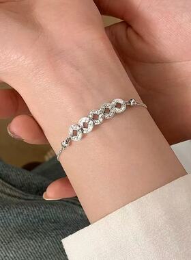 925纯银五帝钱手链轻奢2025新款高级手串女小众闺蜜手镯