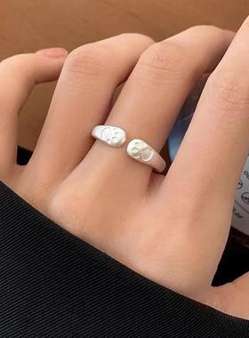 女925银韩版高级感戒指