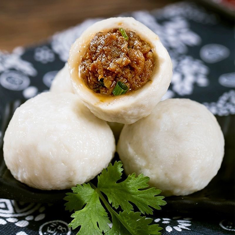 福建特产福州鱼丸手工鱼丸包心鱼丸连江鱼丸鱼圆火锅食材鱼肉丸子,淘宝优惠券,粉丝福利购,淘宝优惠卷