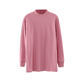 ແມ່ຍິງຂະຫນາດໃຫຍ່ຄໍ Round Cotton ແຂນຍາວ Loose Mom ເຄື່ອງນຸ່ງຫົ່ມດູໃບໄມ້ລົ່ນ