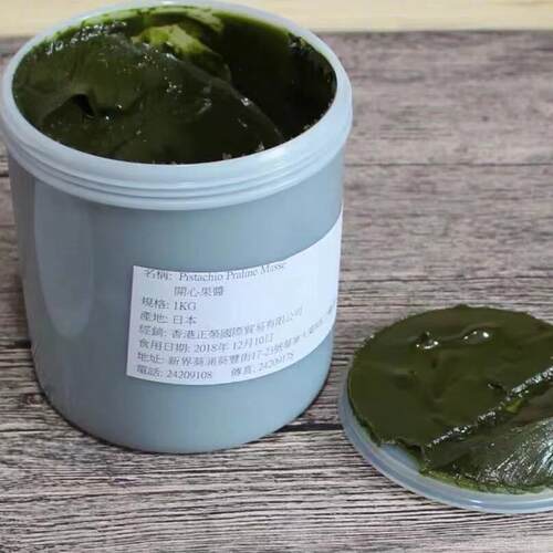 开心果酱 日本进口 正荣绿色开心果酱 无添加浓郁 1kg装 - 图1