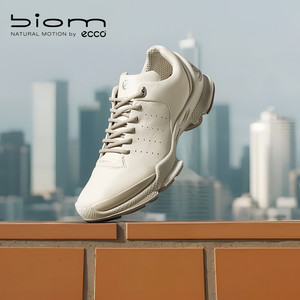 ECCO爱步休闲鞋女 新款真皮透气老爹鞋运动鞋 健步BIOM C W800463