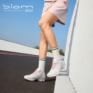 ECCO爱步休闲鞋女 新款真皮透气老爹鞋运动鞋 健步BIOM C W800463