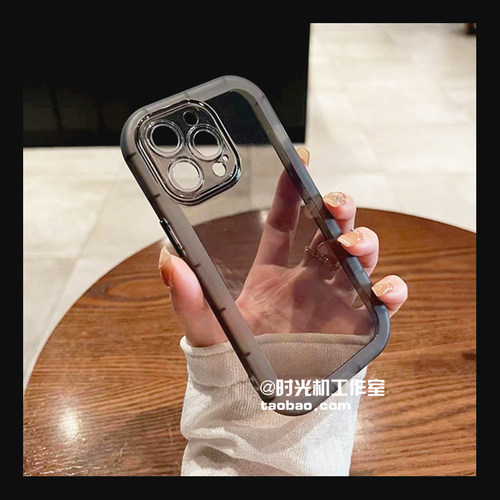 高级圆边适用iQOO9pro手机壳12/11/10保护套8透黑Neo7透明neo5活力版气囊neo6/3加厚vivoX90S/x80男女70套S16 - 图2