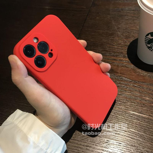 14PRO液态K70至尊K60/K50新年大红色适用小米13手机壳15ultra女civi2红米note13/12pro+纯色中国风k80e男女套 - 图2