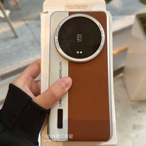 INS拼接撞色X8Ultra复古棕相机壳适用OPPOFindx8手机壳findx9Ul镜框加高x8s+保护套小米15U三包边17U/14P男女 - 图3