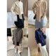 V-neck lazy loose slimming sweater