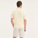 American high-end cotton stripe short-sleeved knitted POLO shirt for men