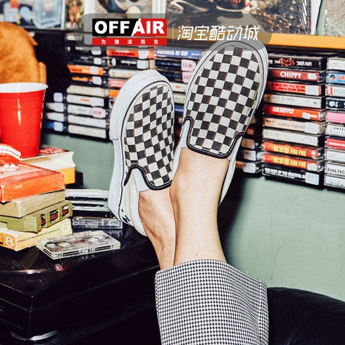 [Off Air] Vans Chessboard Grid Picking Men and Women Specl на классическую туфли Canvas vn000eyebww