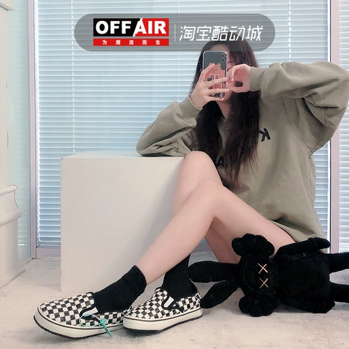 Vans, шахматы, удерживающие тепло кроссовки подходит для мужчин и женщин, хлеб