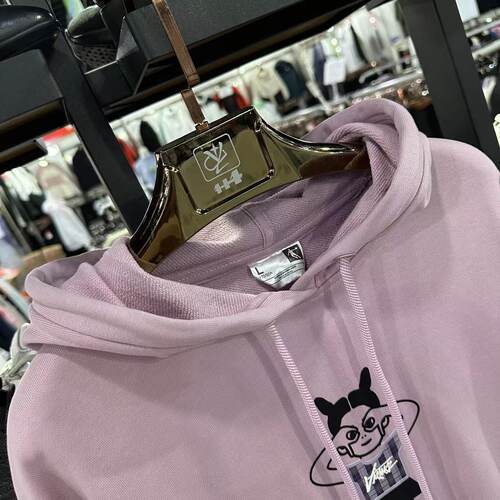 乔丹女子春秋款连帽套头卫衣休闲运动宽松版针织上衣GWD12222551 - 图1