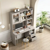 Nordic Light Luxury Desk Книжная полка -в одном современном минималистском маленьком квартире компьютерный стол