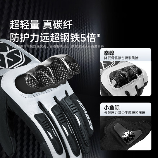 Saiyu winter carbon fiber men's and women's cycling gloves