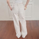 ແມ່ຍິງ Lace Casual Pants Lazy Style Pants ຂາກວ້າງ