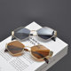 Anti-UV diamond-shaped retro polygonal sunglasses for men and women