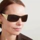 European and American retro metal punk one-piece large frame sunglasses