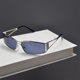 UV proof square retro male and female punk sunglasses