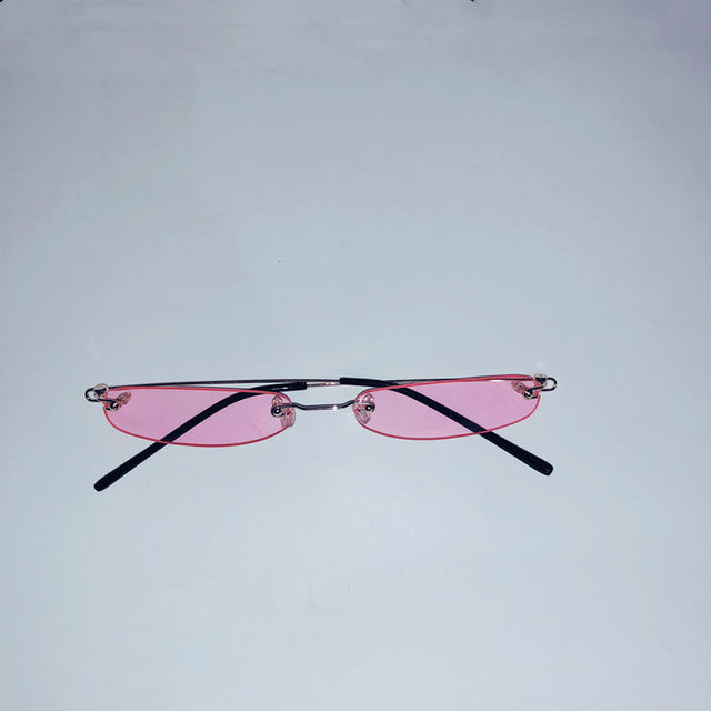 China's new ultra-small transparent yellow sunglasses