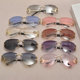 UV proof butterfly retro women's flower sunglasses