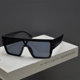 UV proof square retro men and women rice nail sunglasses